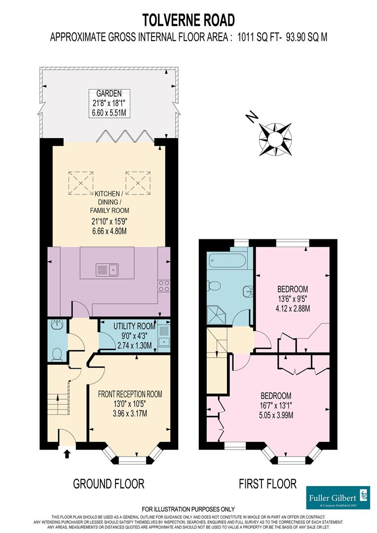 32, Tolverne Road, West Wimbledon floorplan