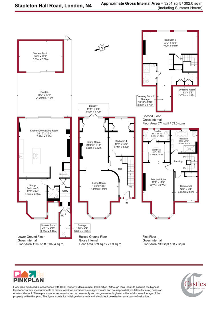 Stapleton Hall Road, London floorplan