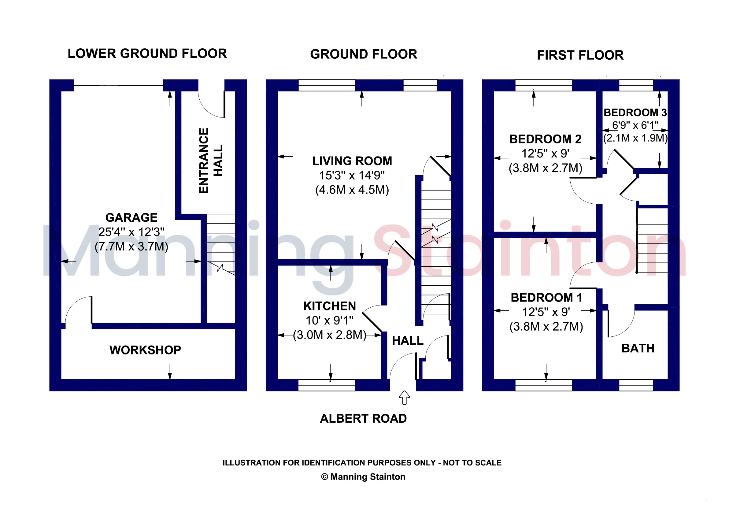 29, Albert Road, Leeds floorplan