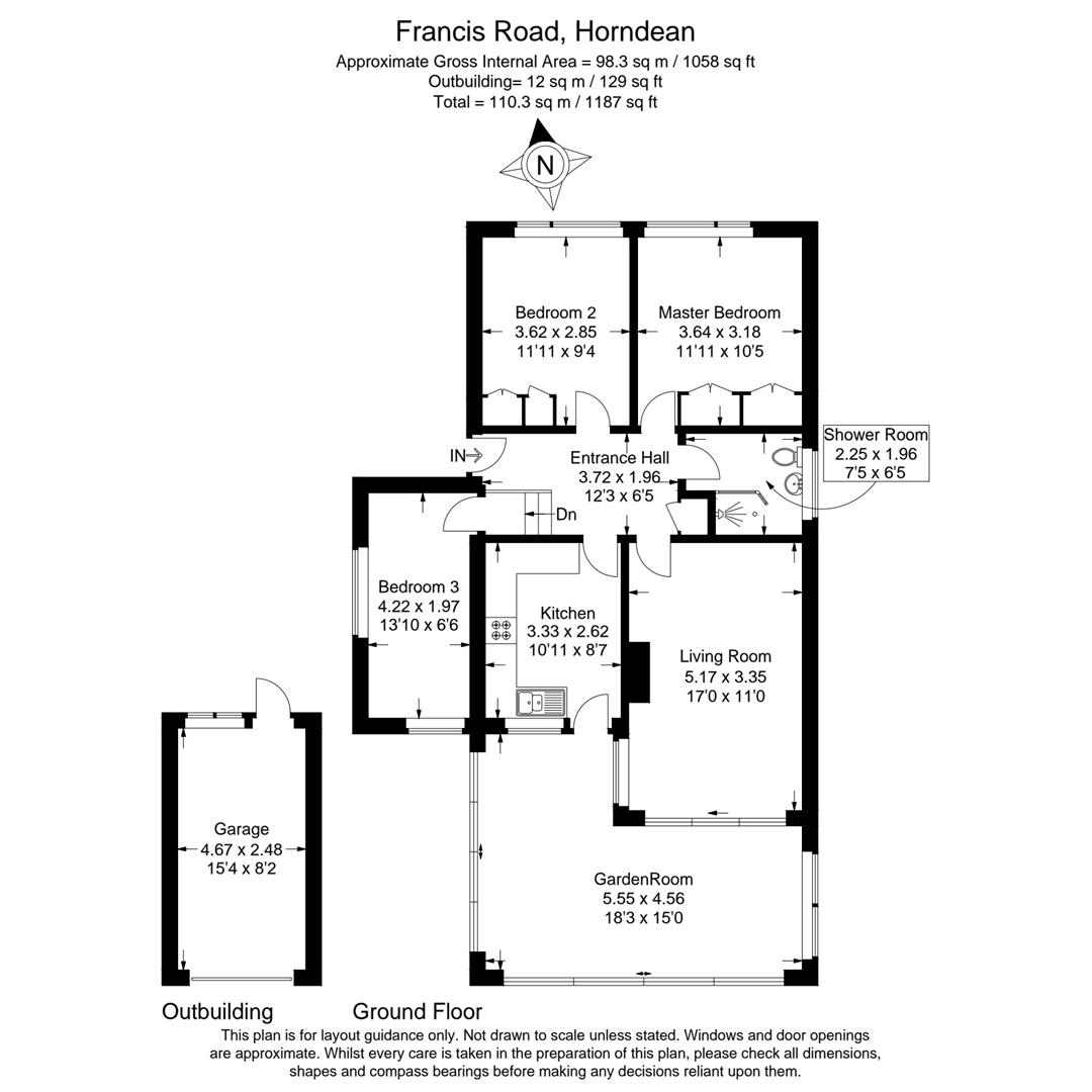 7, Francis Road, Waterlooville floorplan