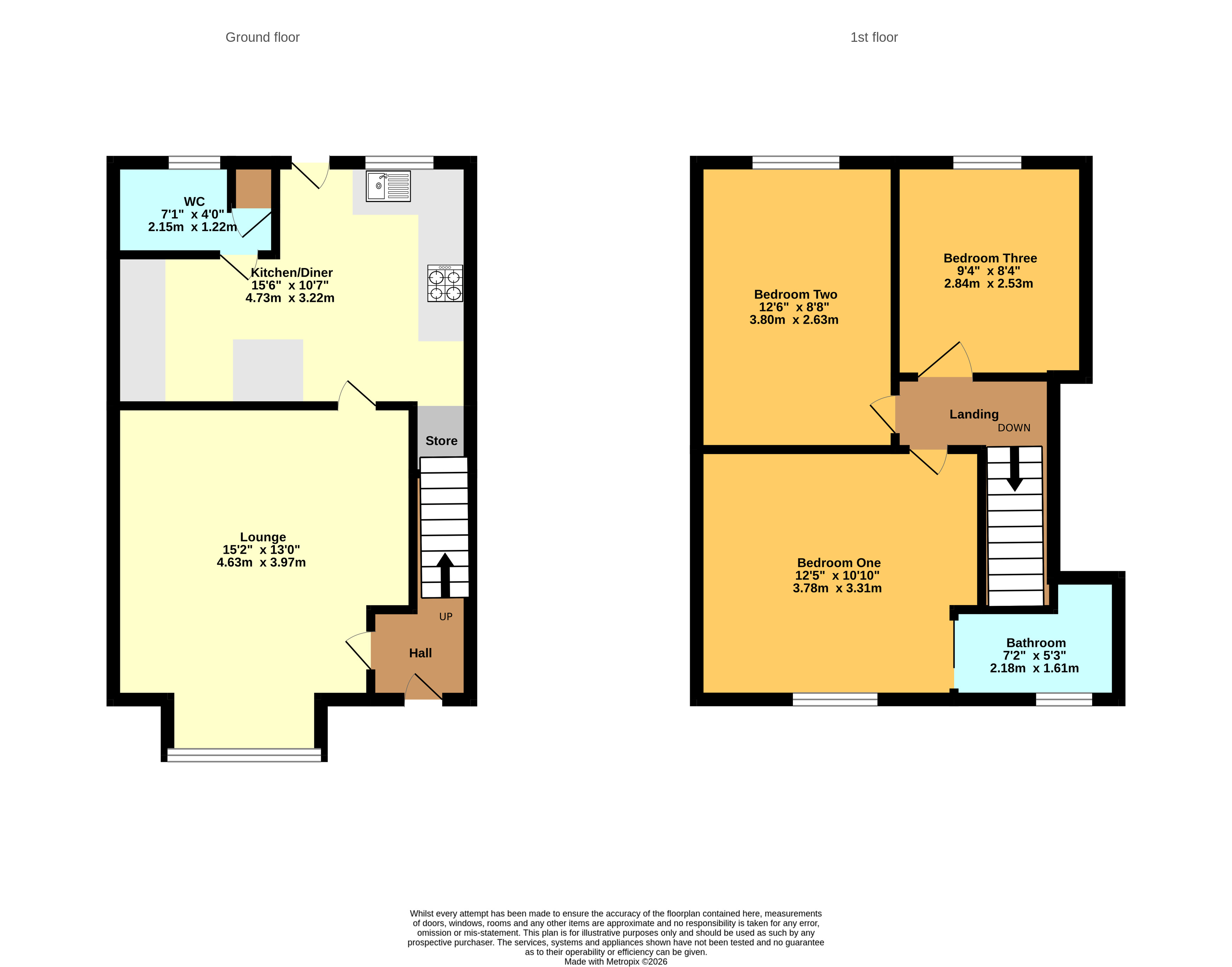 57, Wignall Road, Sandyford, Stoke-on-trent floorplan