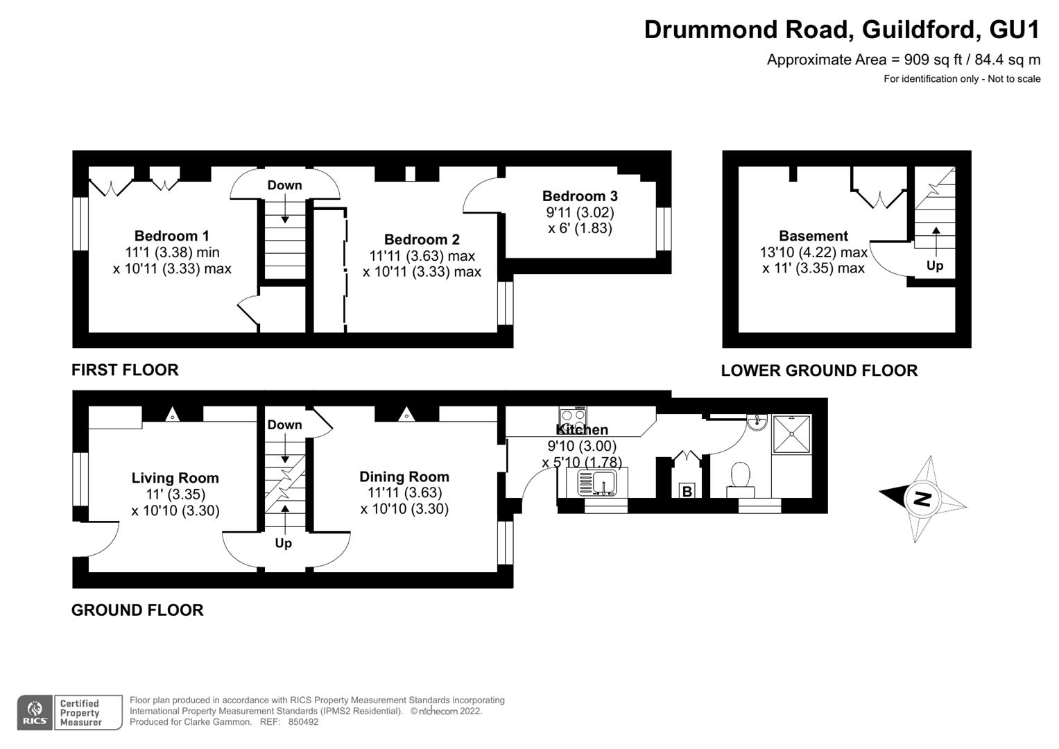 Drummond Road, Guildford GU1, 3 bedroom cottage for sale 61519945