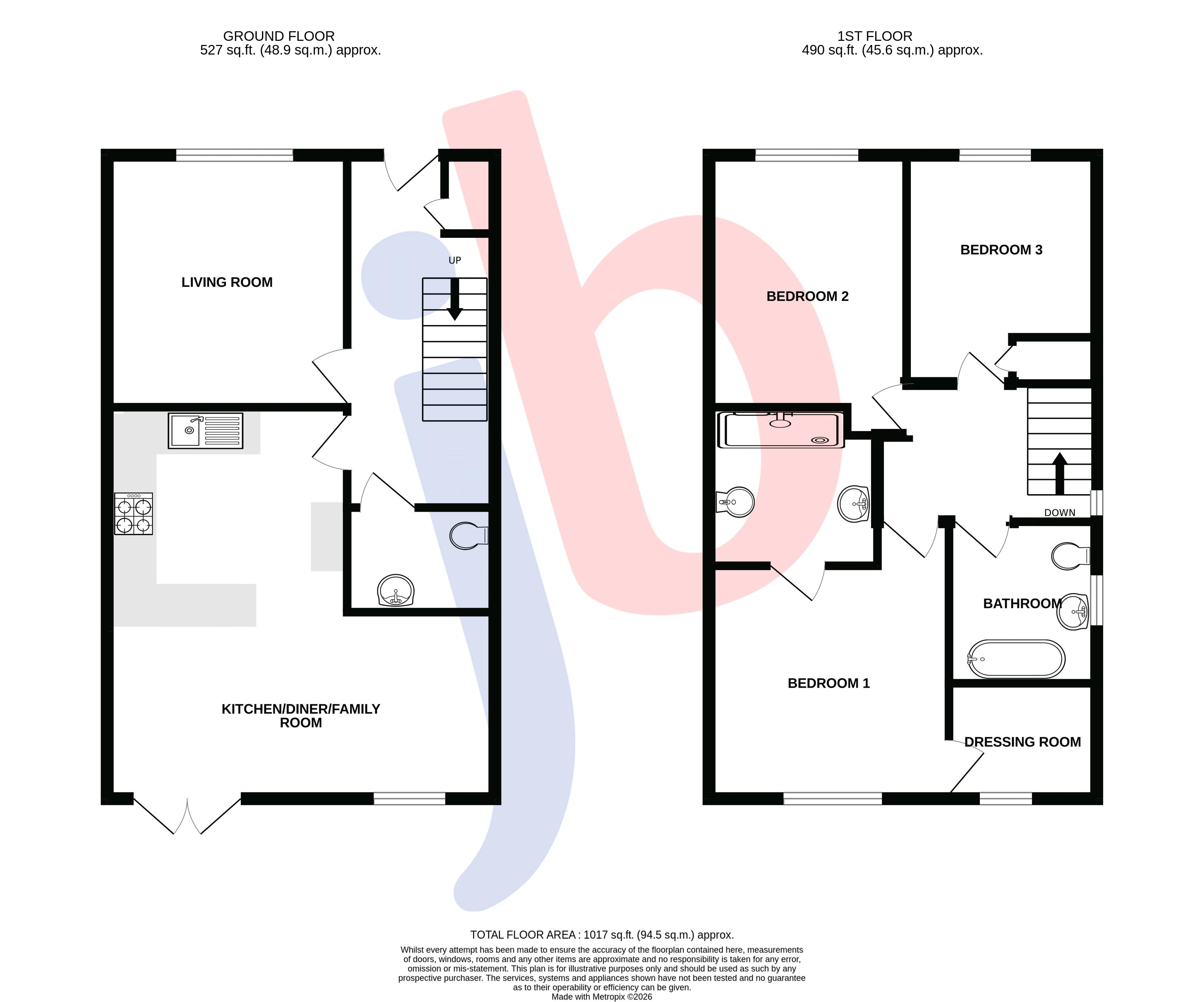 20, Stone Close, Newark floorplan