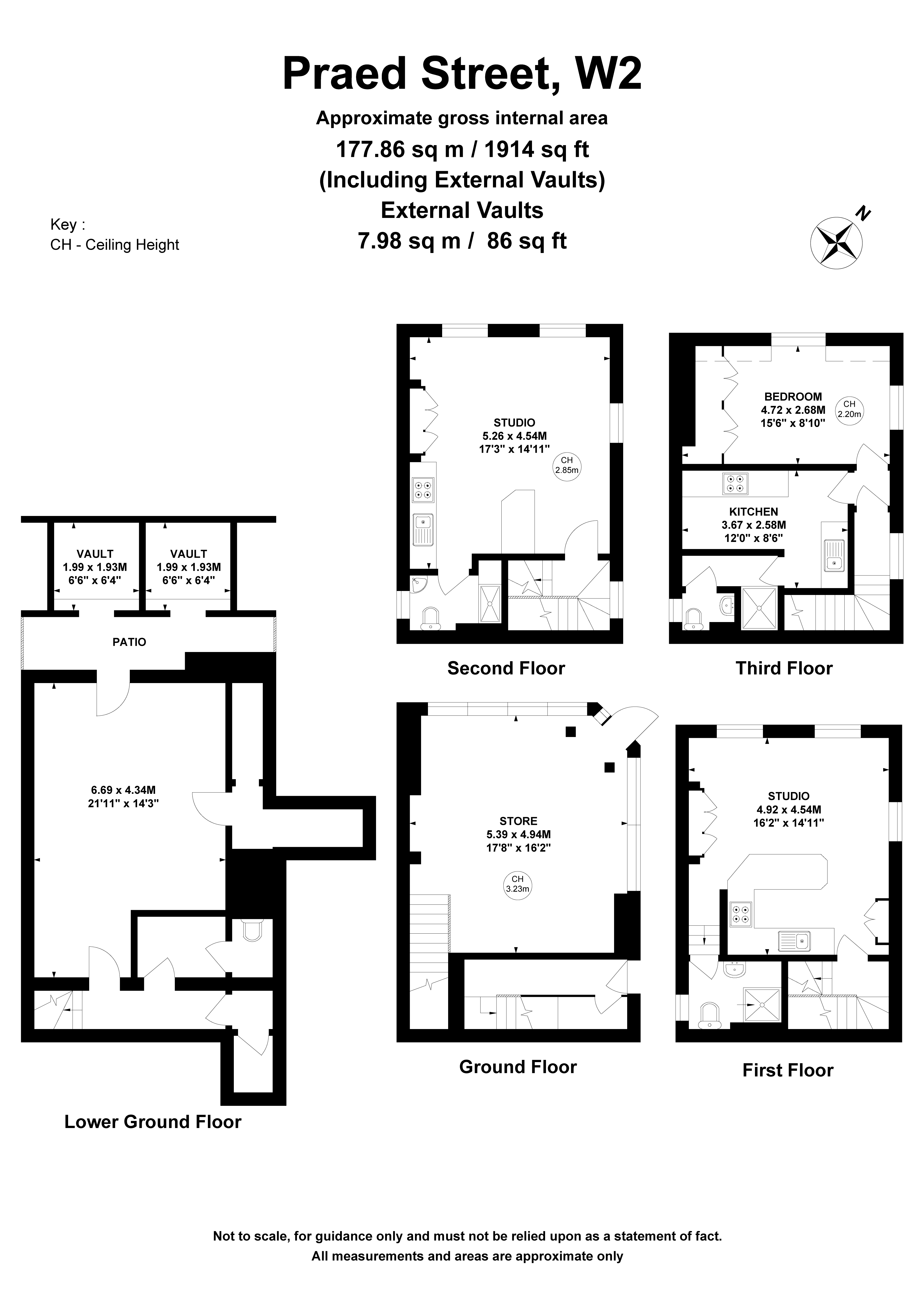57, Praed Street, London floorplan