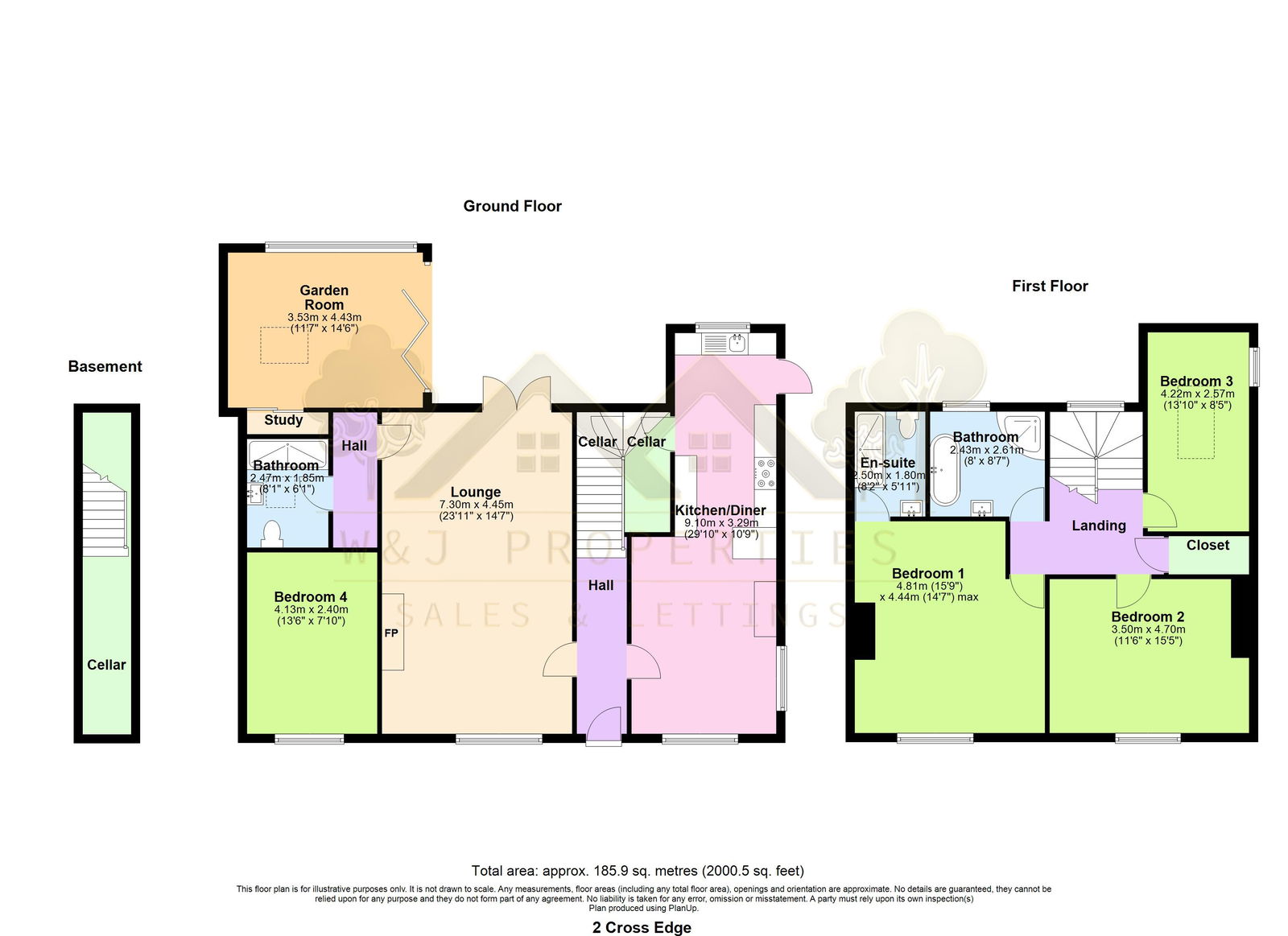 2, Cross Edge, Accrington floorplan