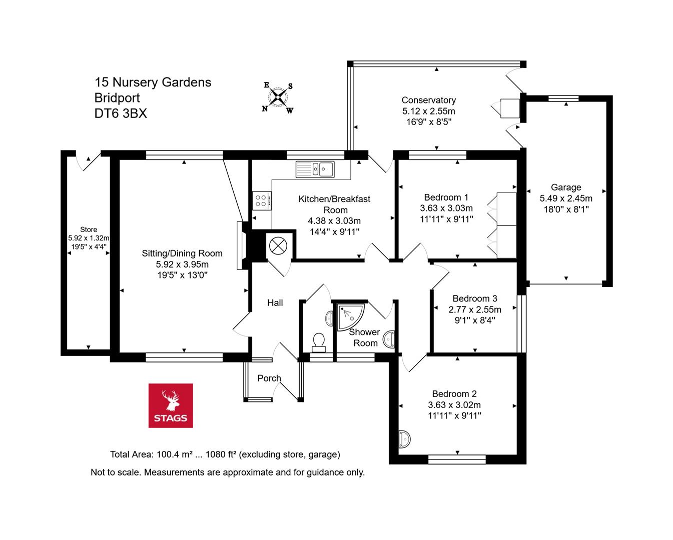 15, Nursery Gardens, Bridport floorplan