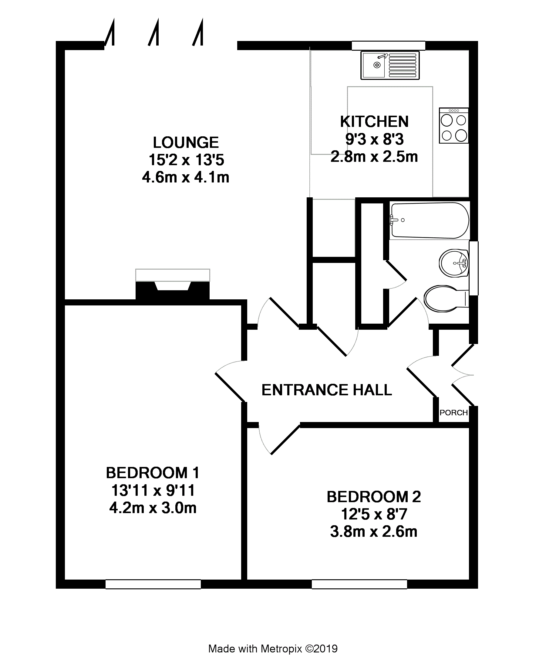 2 Bedrooms Bungalow for sale in Pine Trees Close, Angmering, Littlehampton BN16