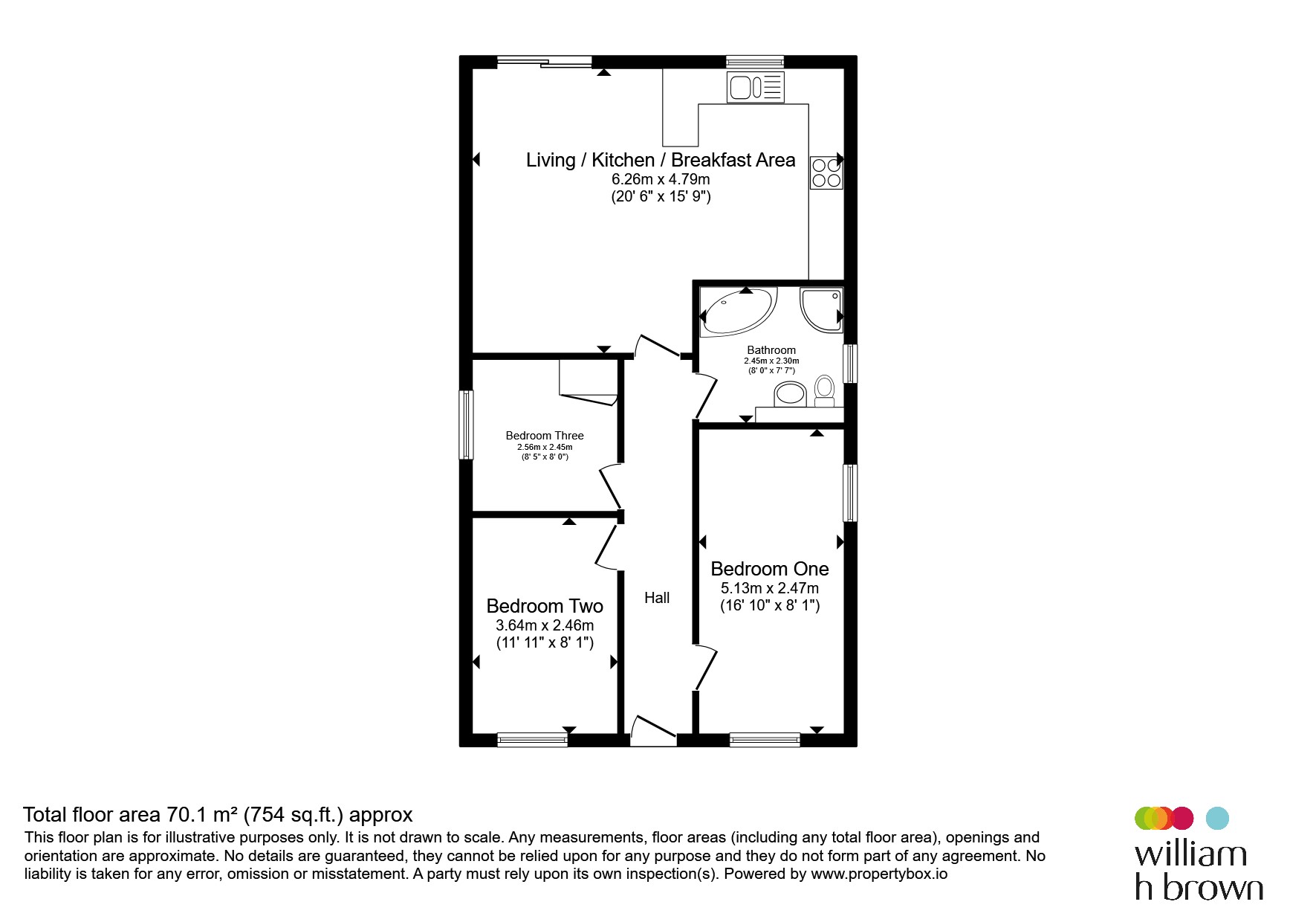 45, School Lane, MARCH floorplan