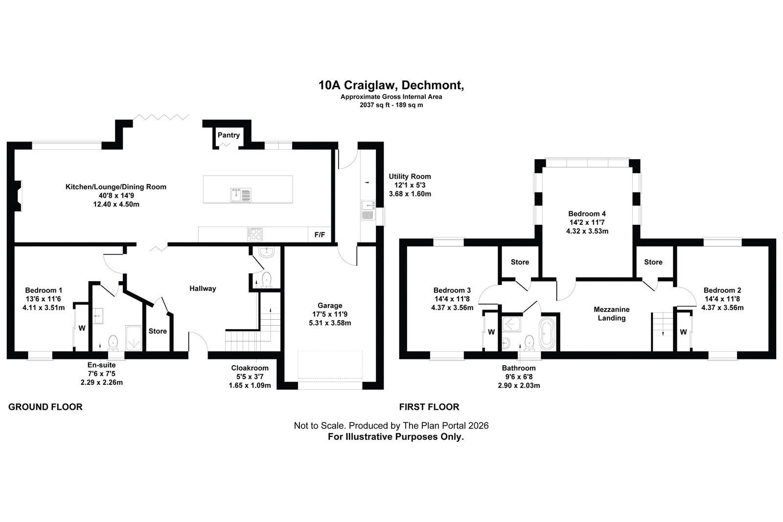 10a, Craiglaw, Broxburn floorplan