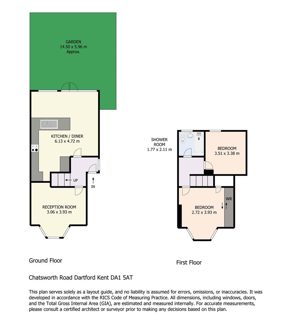 15, Chatsworth Road, Dartford floorplan
