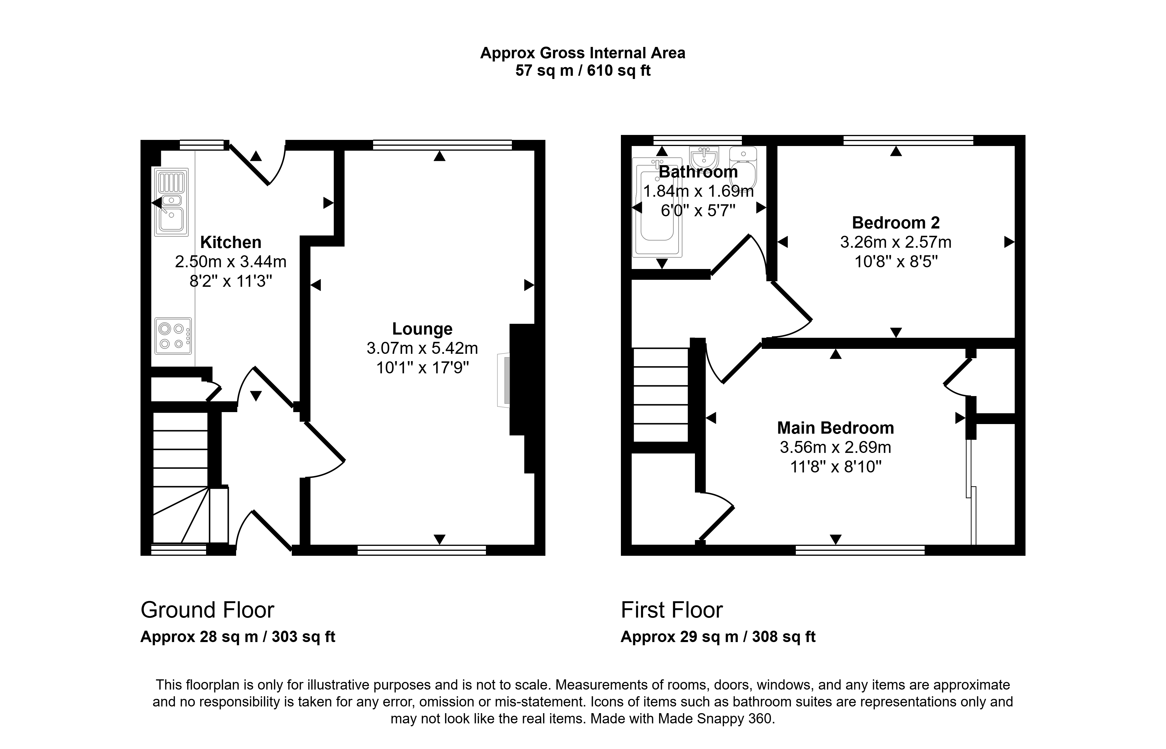 67, Fauldswood Crescent, Paisley floorplan
