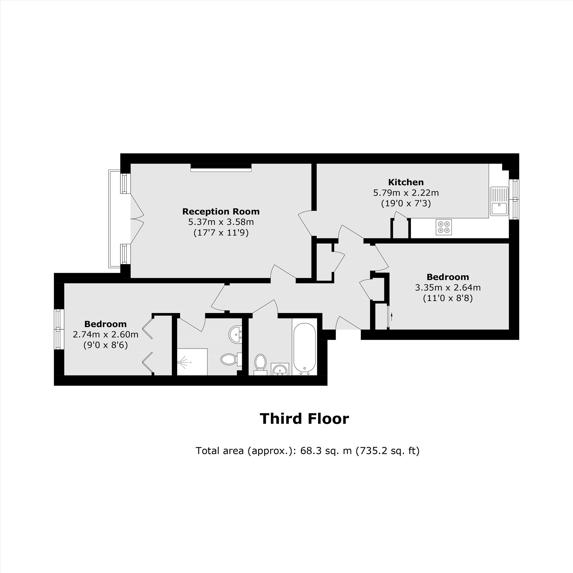 42, Leathermarket Court, London floorplan
