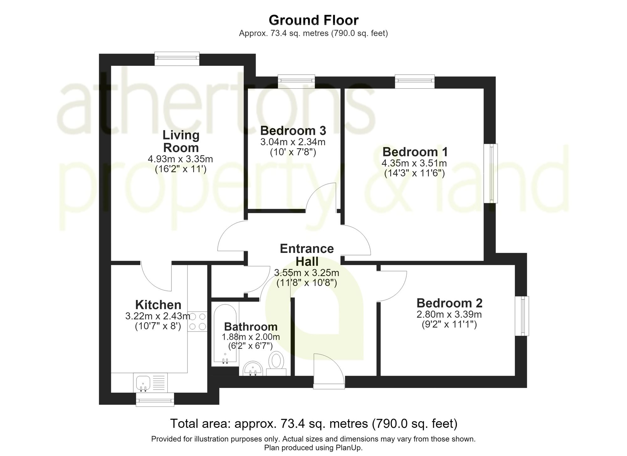 25 Calderstones Drive, Clitheroe floorplan