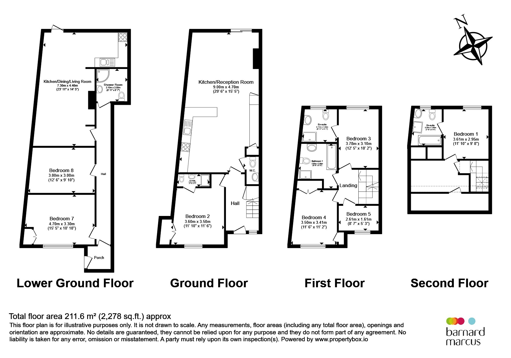 30, Torrington Gardens, London floorplan