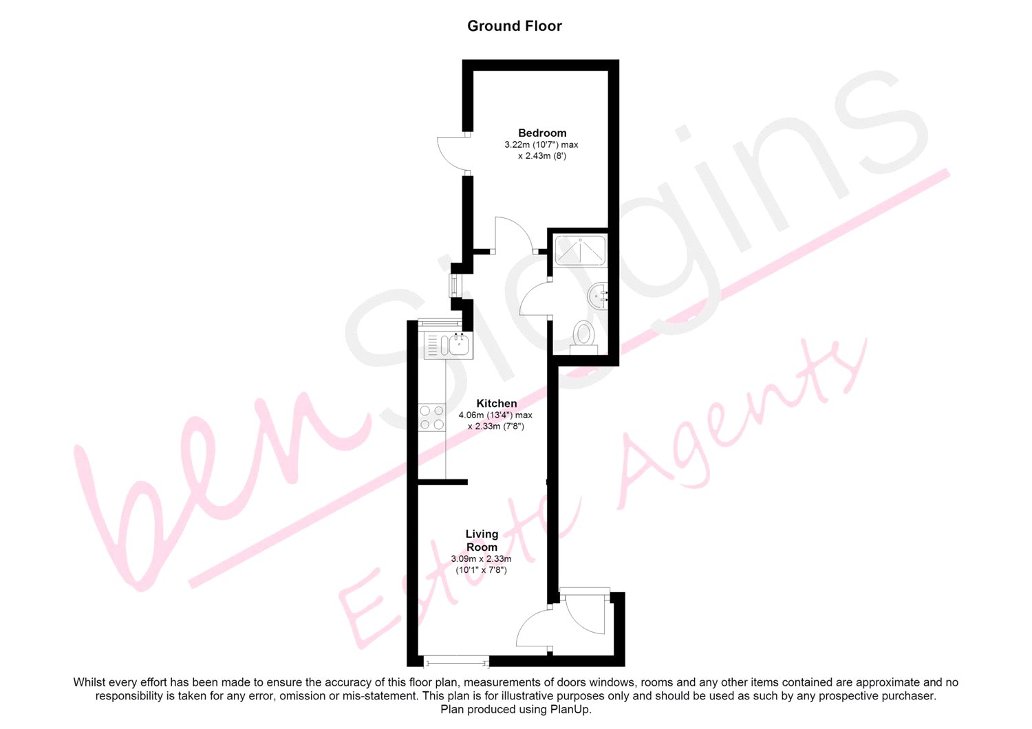 1 Bedrooms Flat to rent in Flat 1, 54-56 Tonbridge Road, Maidstone, Kent ME16