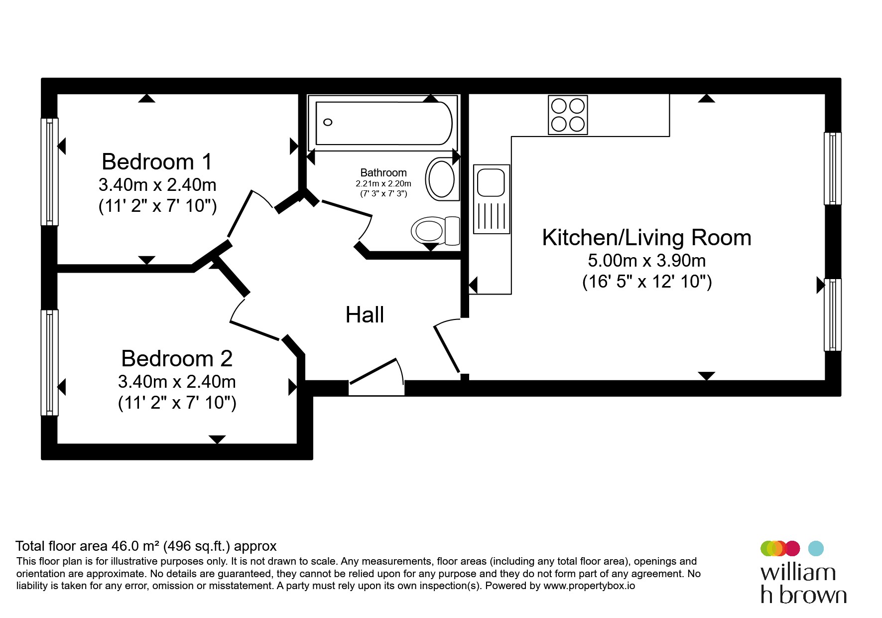 Flat 13, The Yard, Sophie Road, Nottingham floorplan