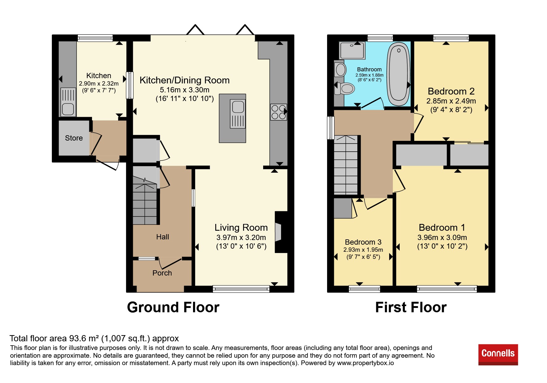 9, Woburn Road, Crawley floorplan