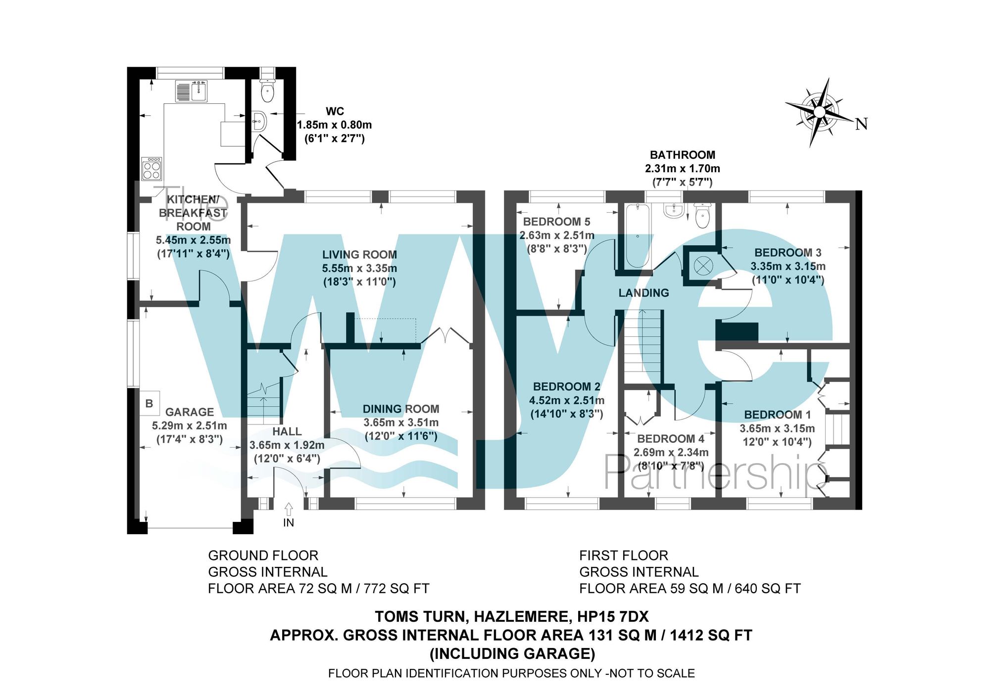 1 Toms Turn, High Wycombe floorplan