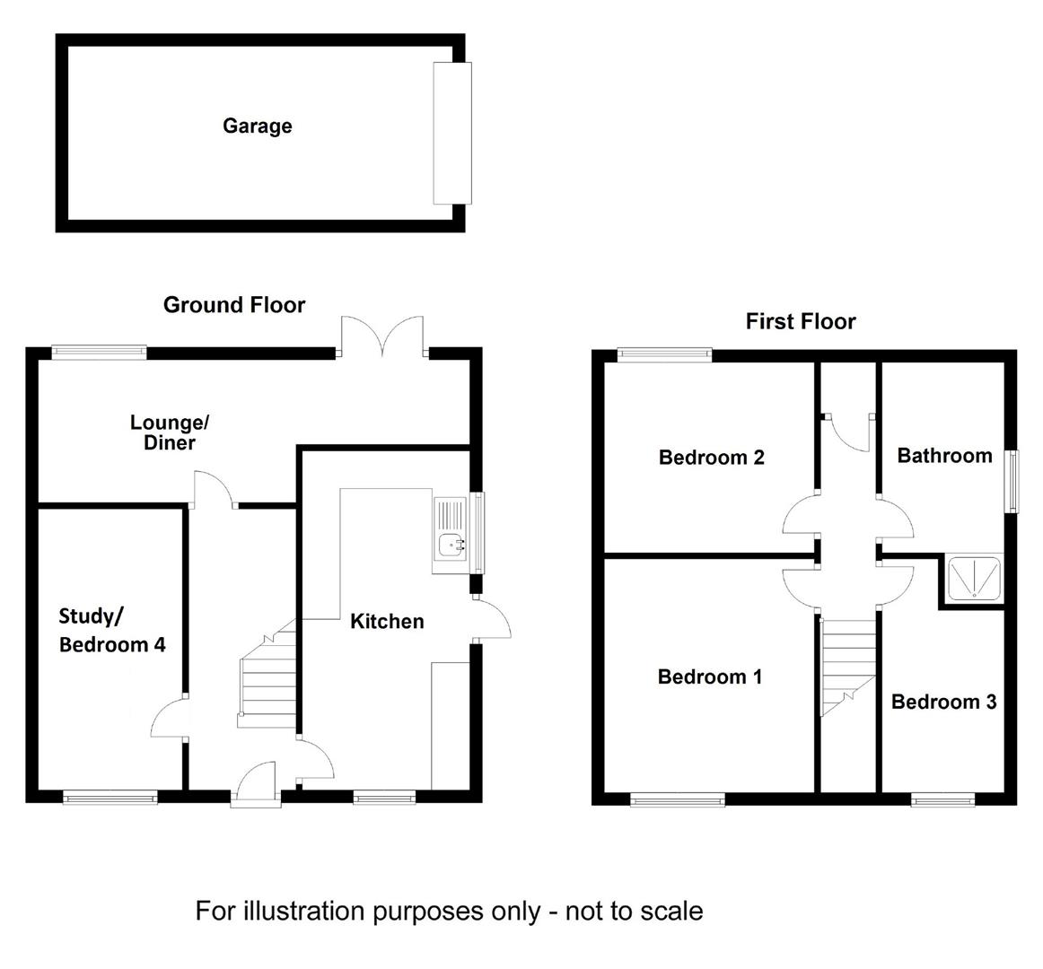57, Rolfe Crescent, Northampton floorplan