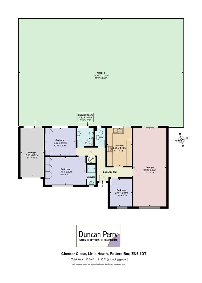 4, Chester Close, Potters Bar floorplan