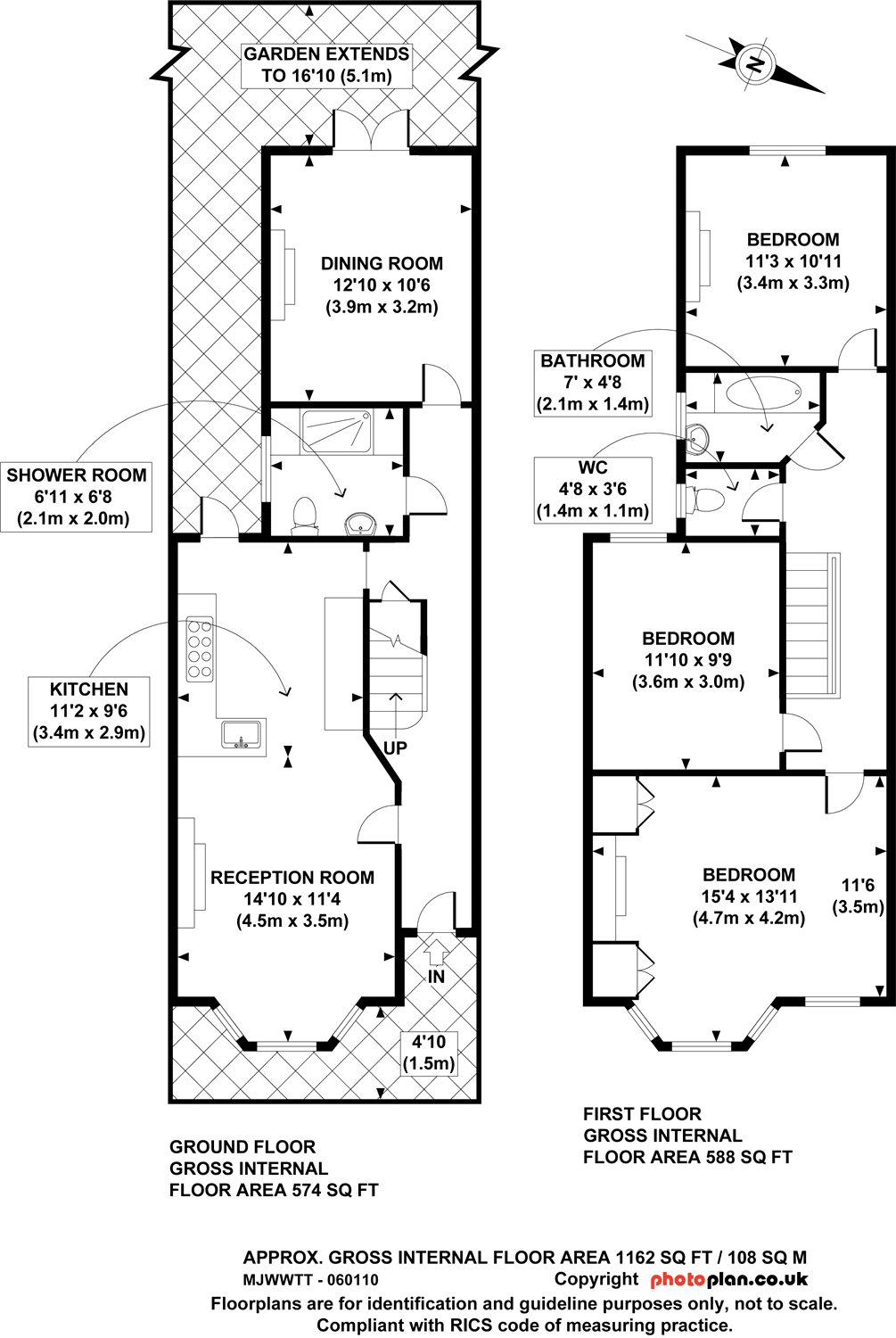 4 Bedrooms Terraced house to rent in Totterdown Street, London SW17