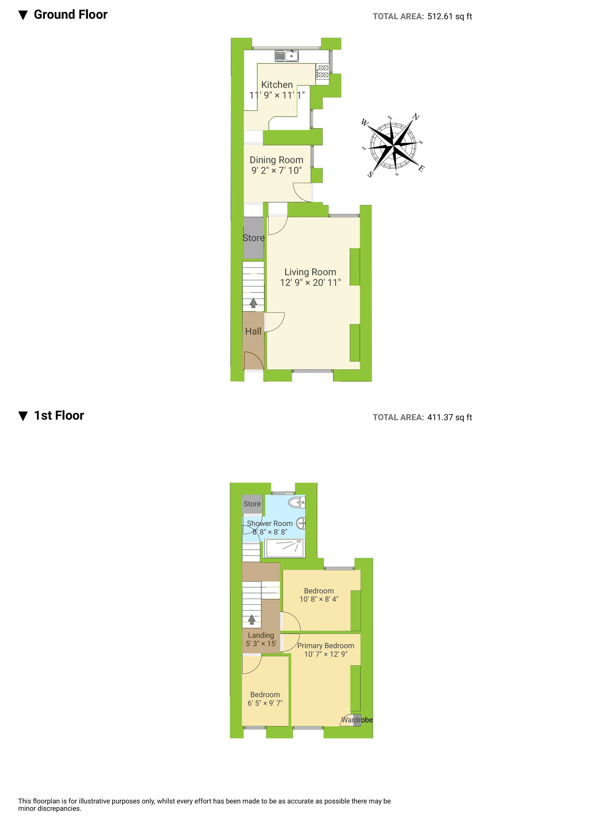 48 Parish Road, Pontypridd floorplan
