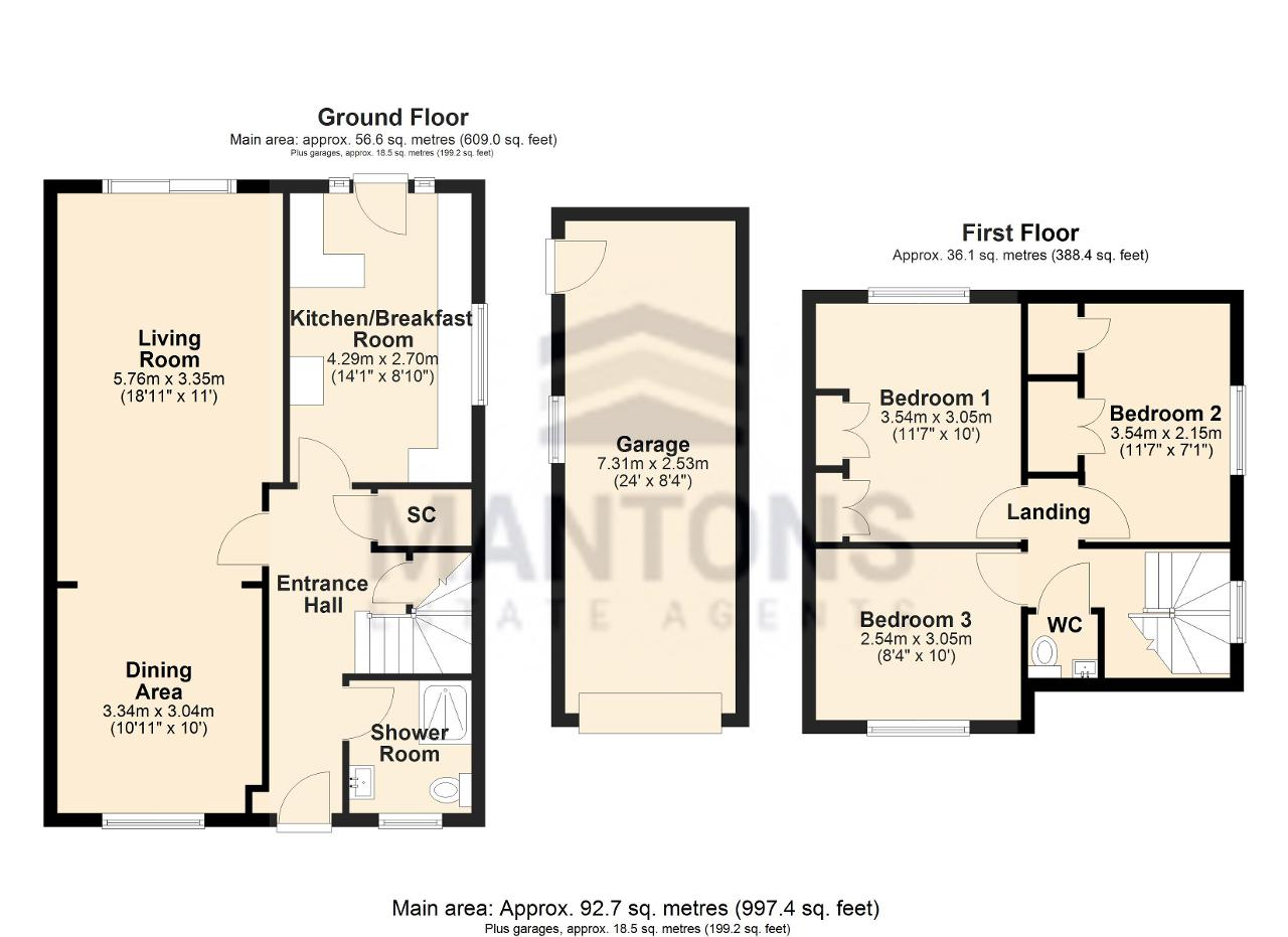 50, Dunstall Road, Barton Le Clay floorplan