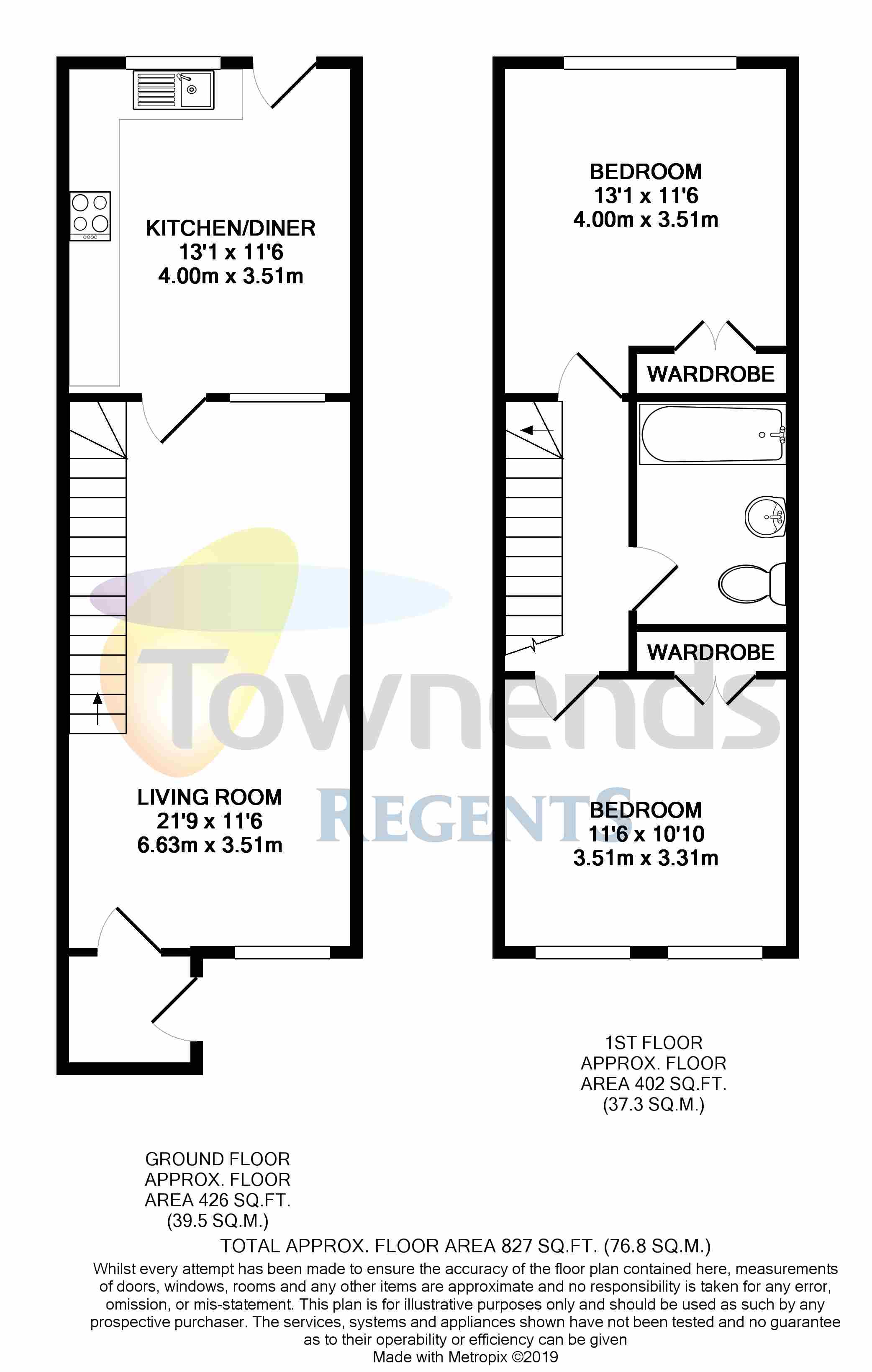 2 Bedrooms Terraced house for sale in Staines Road, Wraysbury, Staines-Upon-Thames, Berkshire TW19