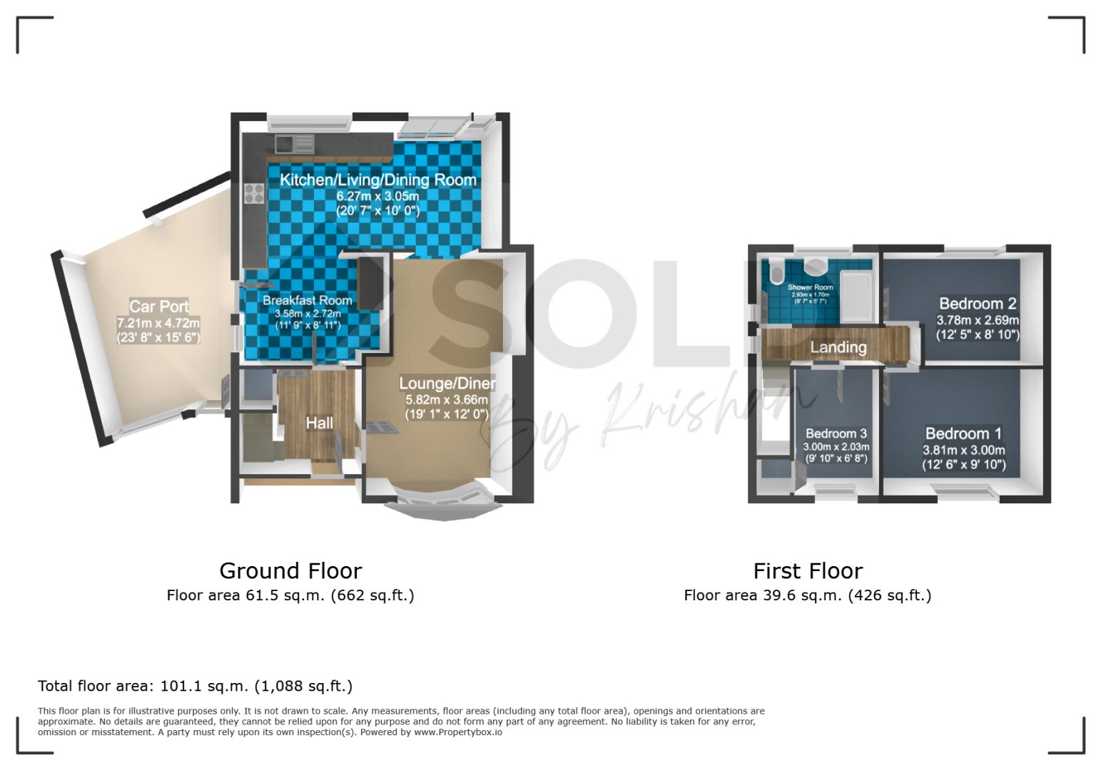 10, Pembroke Avenue, Wigston floorplan