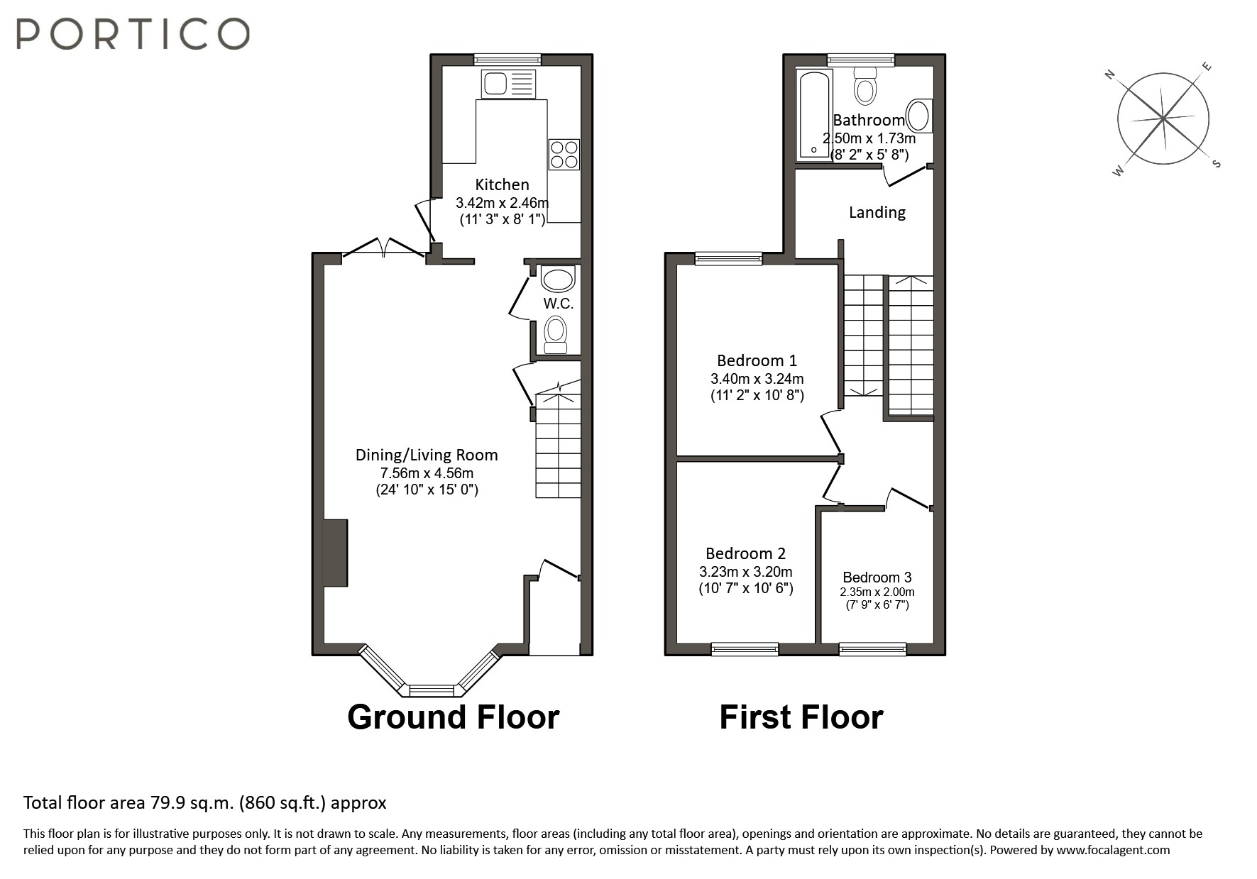 York Road, Waltham Cross EN8, 3 bedroom terraced house to rent