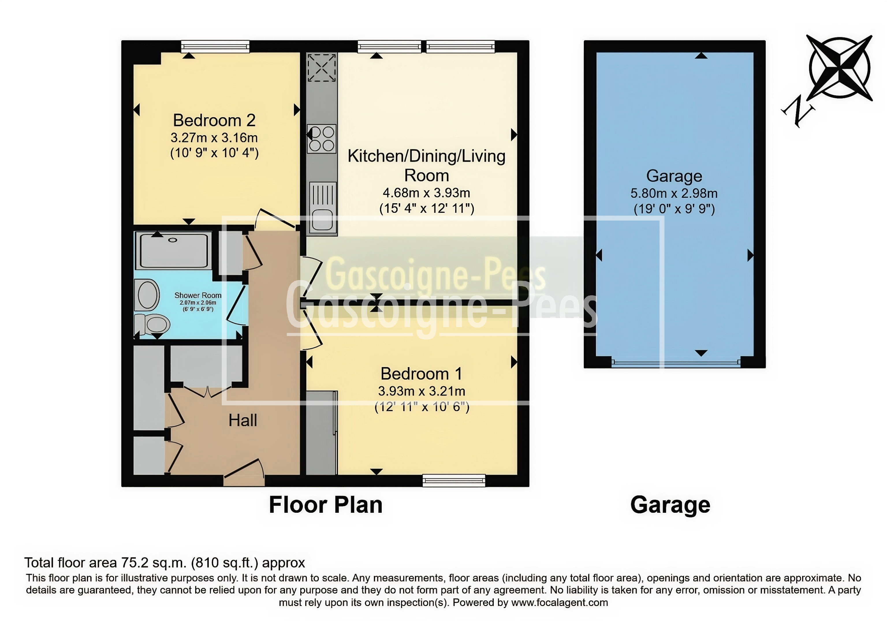Flat 8, Surbiton floorplan