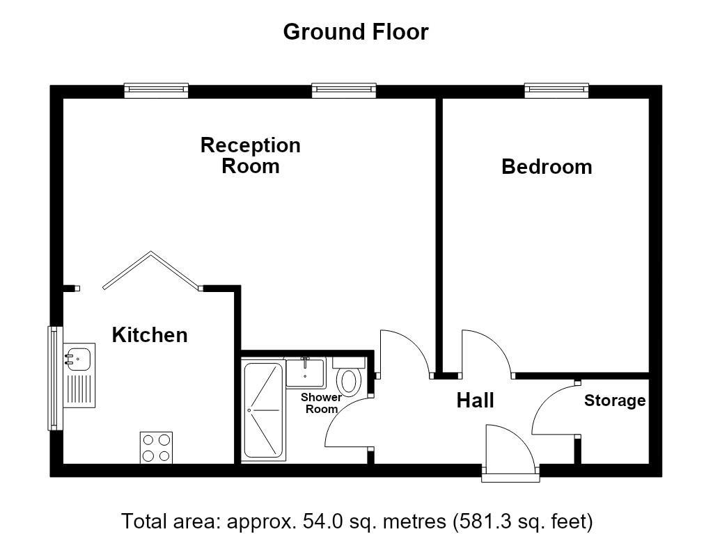 Flat 7, Clifton Court, Manchester Road, Manchester floorplan