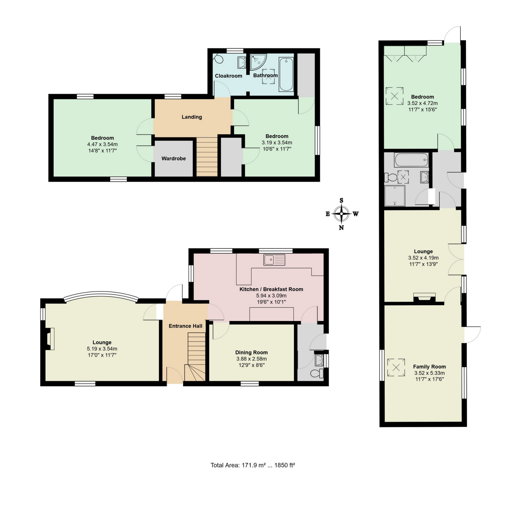 Rise Cottage, Blacksmiths Road, Woodbridge floorplan
