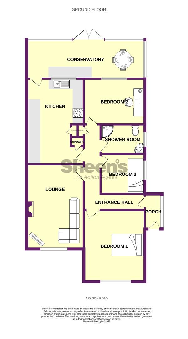 3, Aragon Close, Clacton-on-Sea floorplan