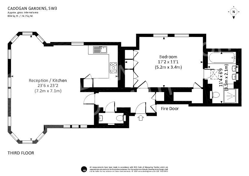 1 Bedrooms Flat to rent in Cadogan Gardens, London SW3