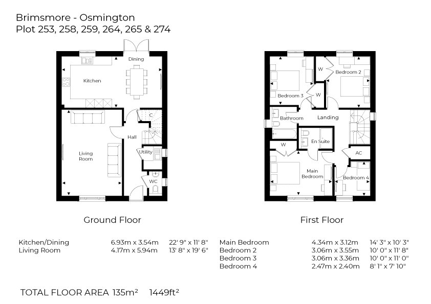 Plot 264 The Osmington, Brimsmore,, Plot 264 The Osmington, Somerset floorplan