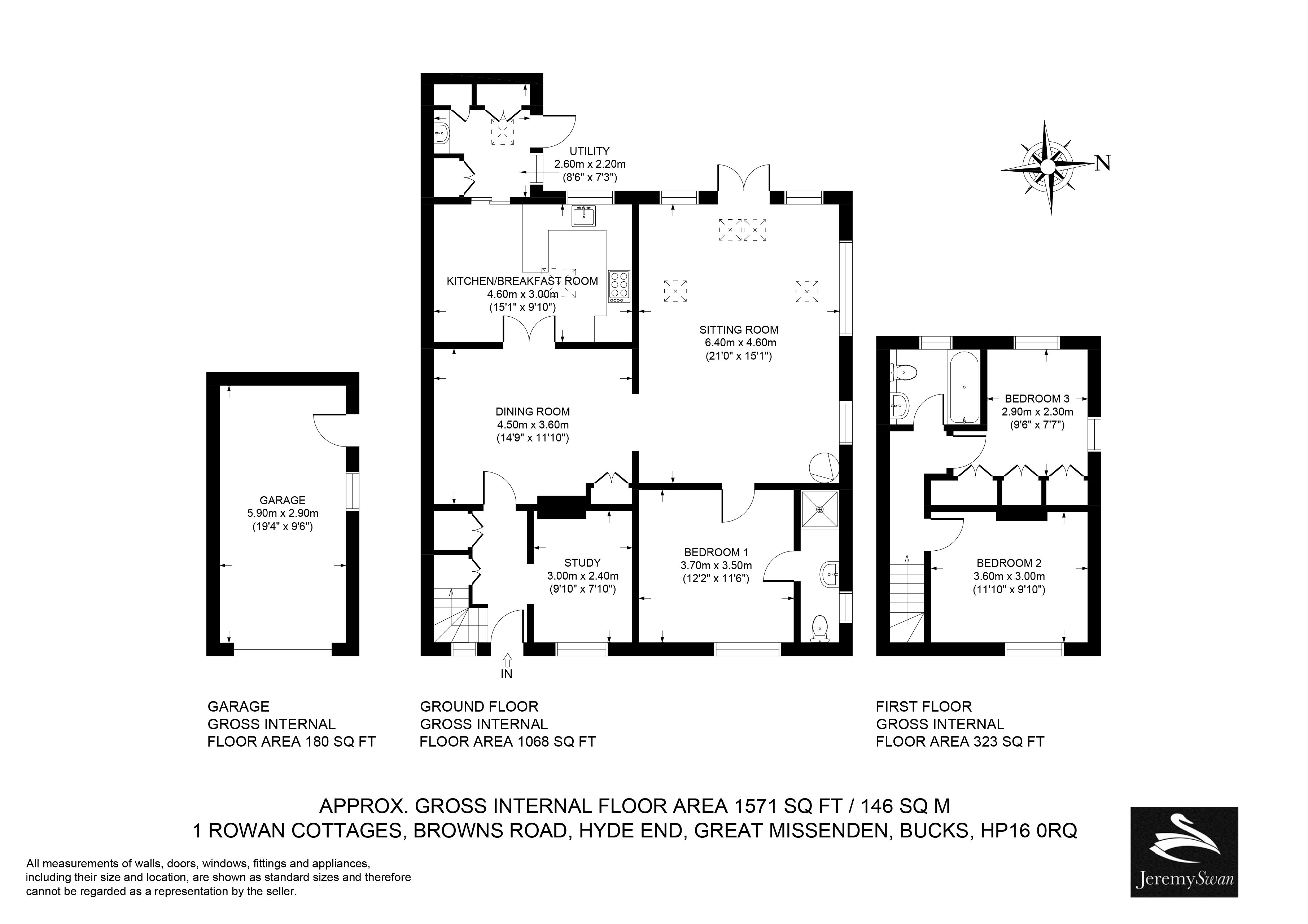 3 Bedrooms Semi-detached bungalow for sale in Browns Road, Hyde End, Great Missenden HP16