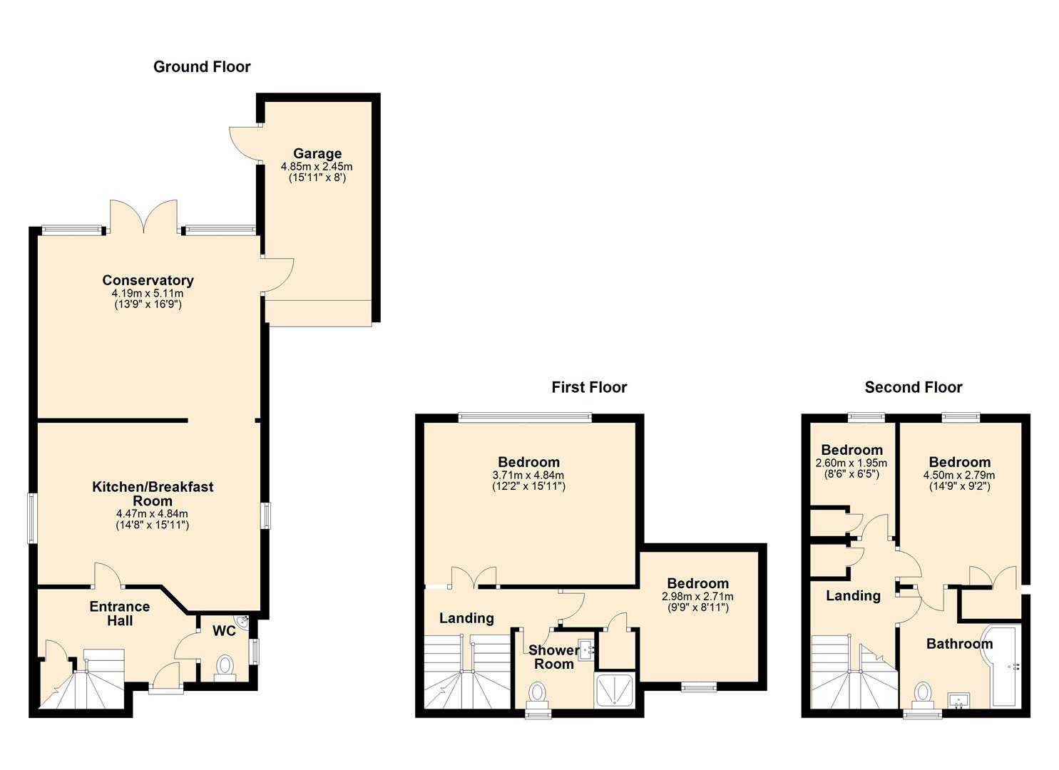 10, Coxon Drive, Chafford Hundred floorplan