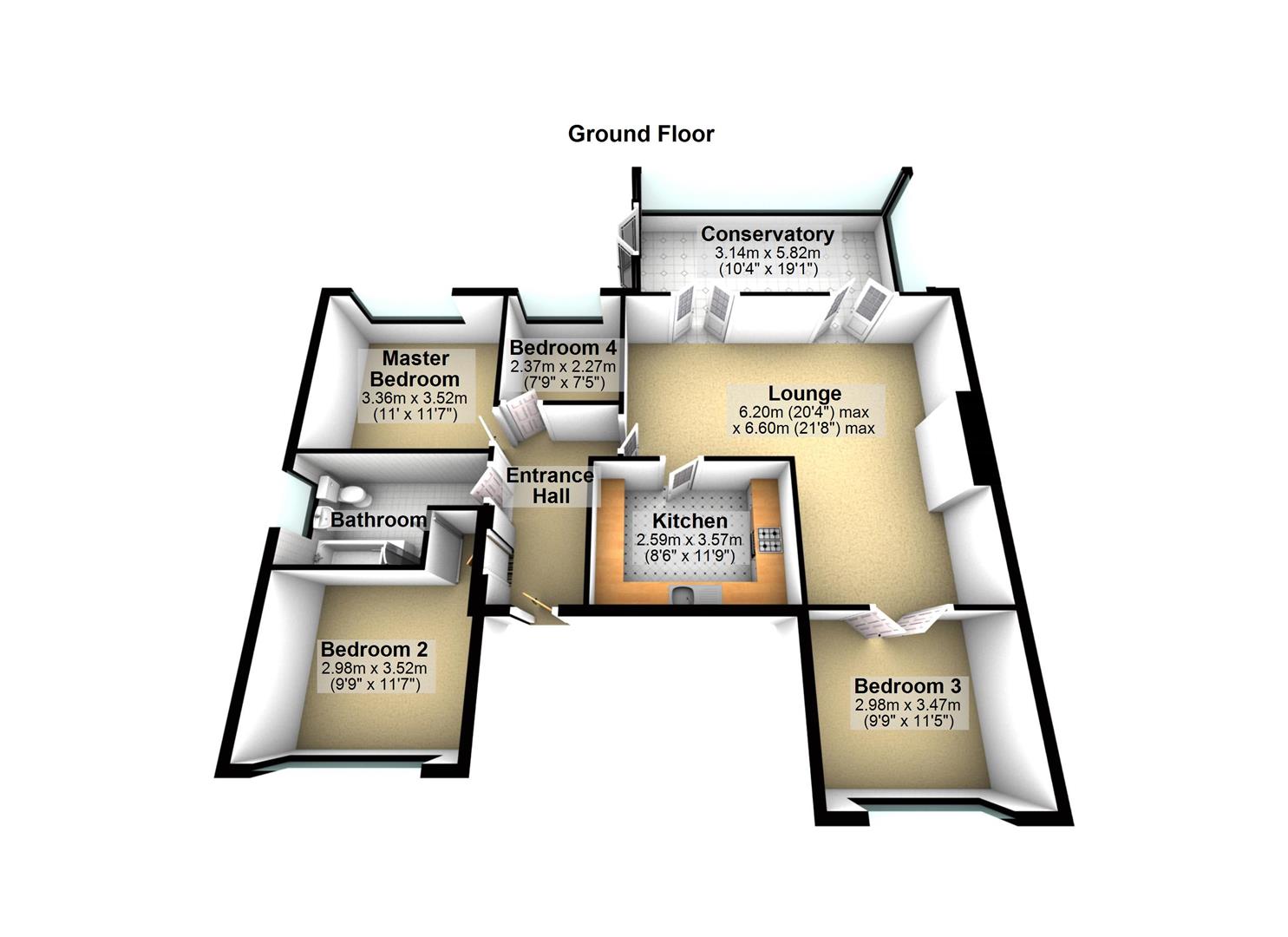 4 Bedrooms Detached bungalow for sale in New Hey Road, Salendine Nook, Huddersfield HD3