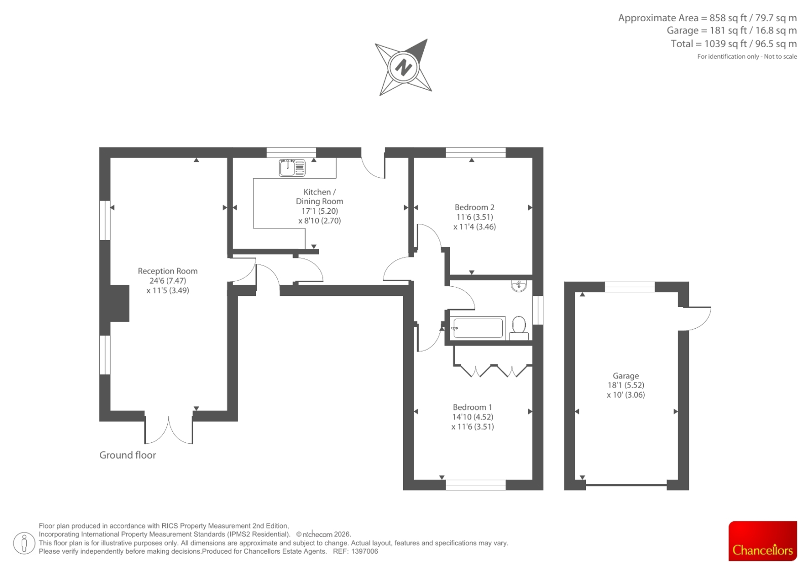 ARDEN CROFT, Almeley, Hereford floorplan