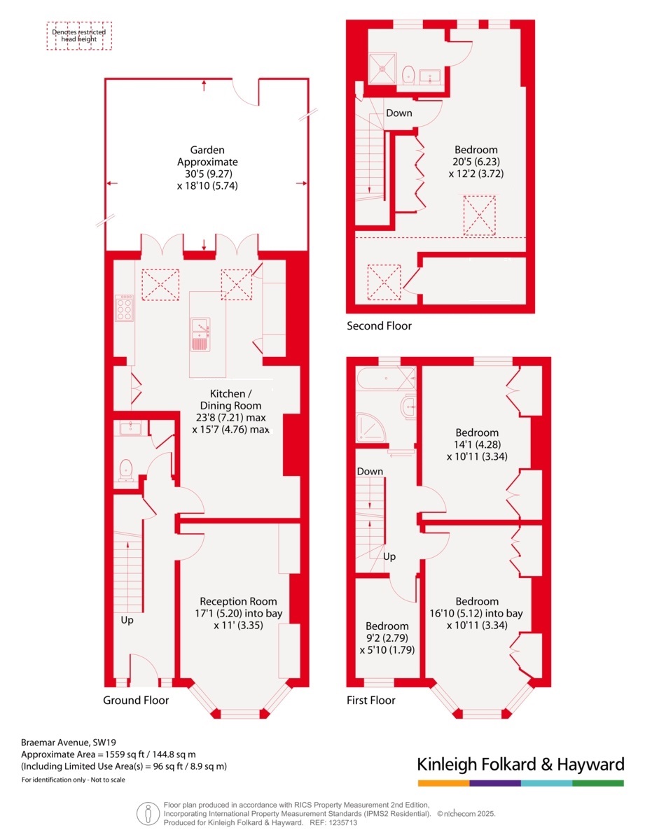 3, Braemar Avenue, London floorplan