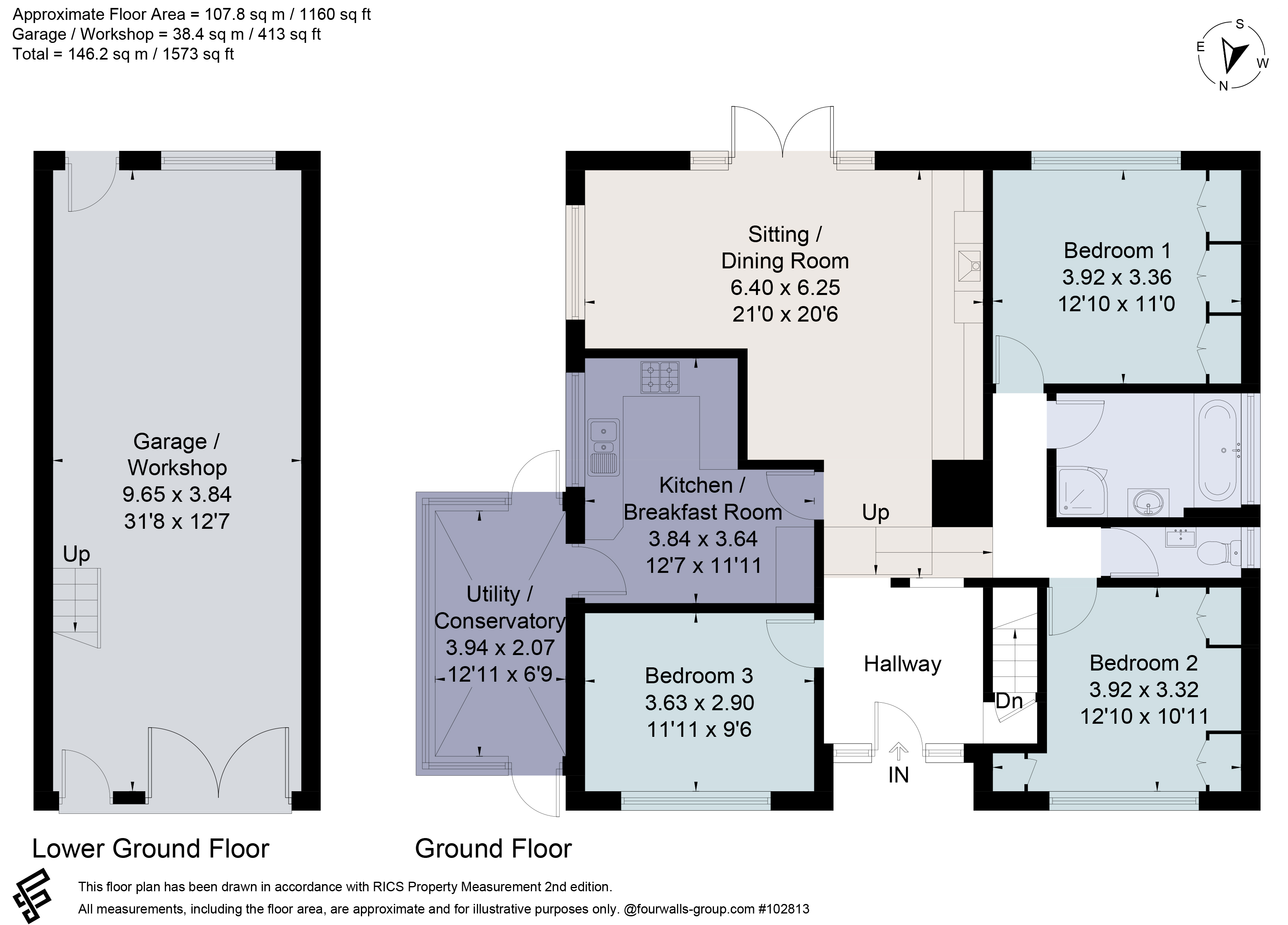 4, Singlets Lane, St. Albans floorplan