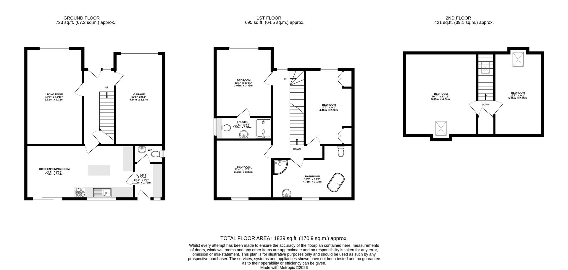 1, Roscoe View, Stannington floorplan