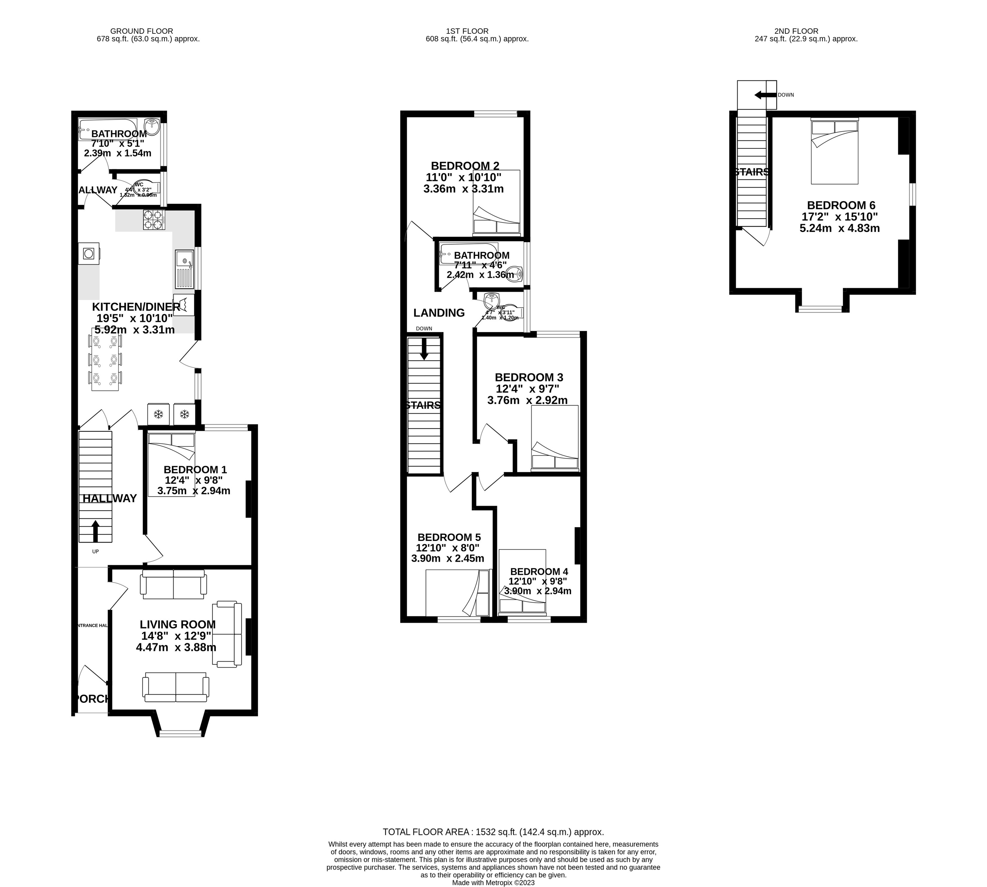 100, House, Broadgate, Nottingham floorplan