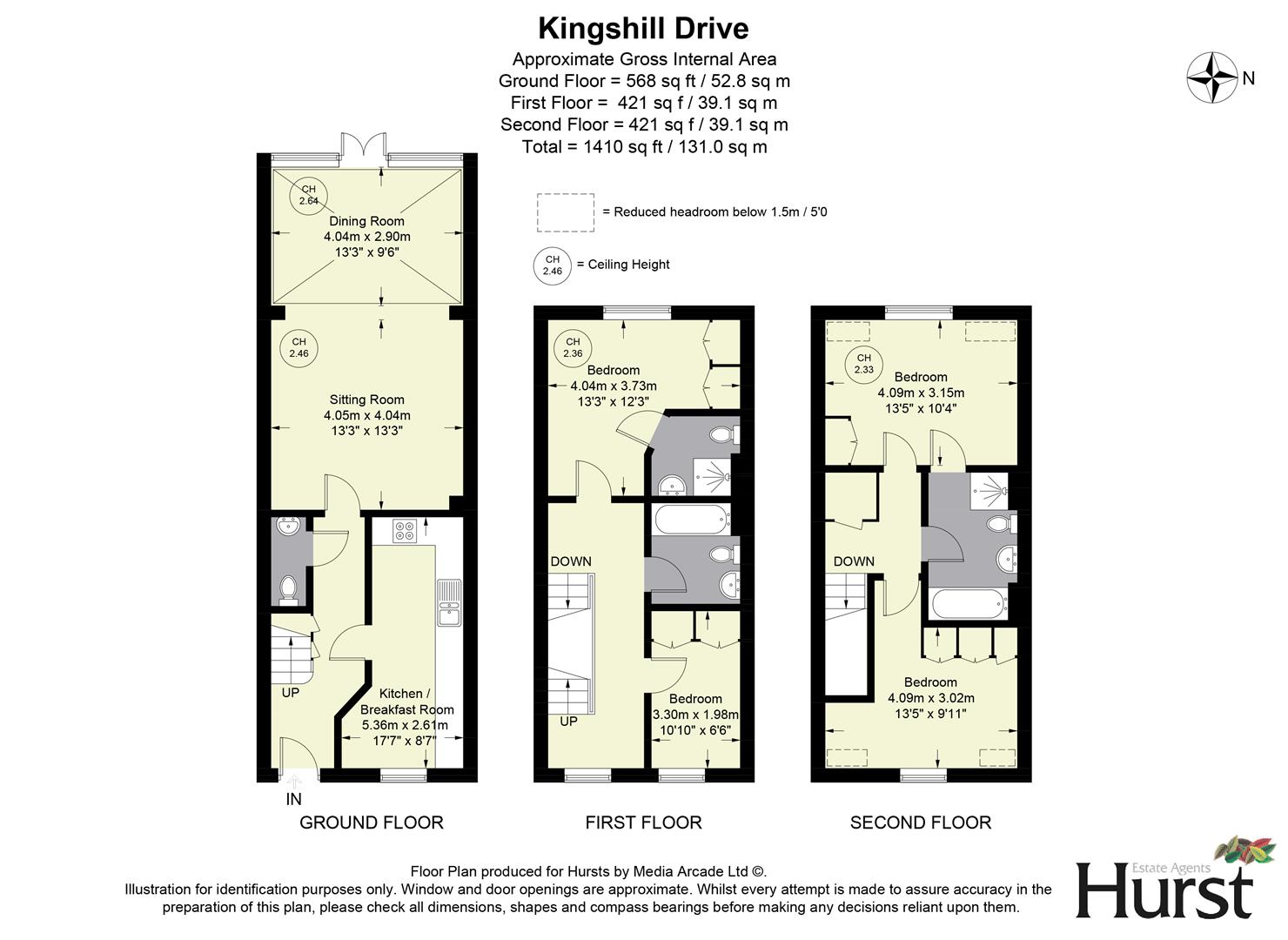 41, Kingshill Drive, High Wycombe floorplan