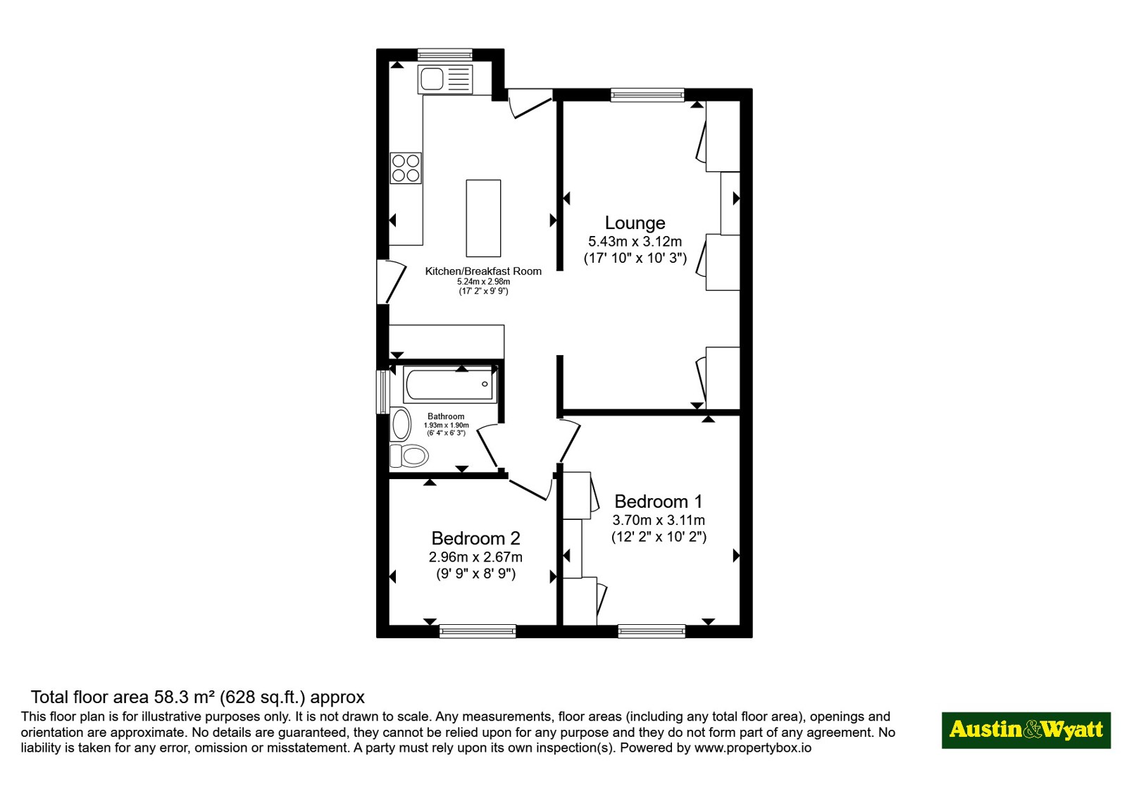 37, Kingsmill Road, Poole floorplan