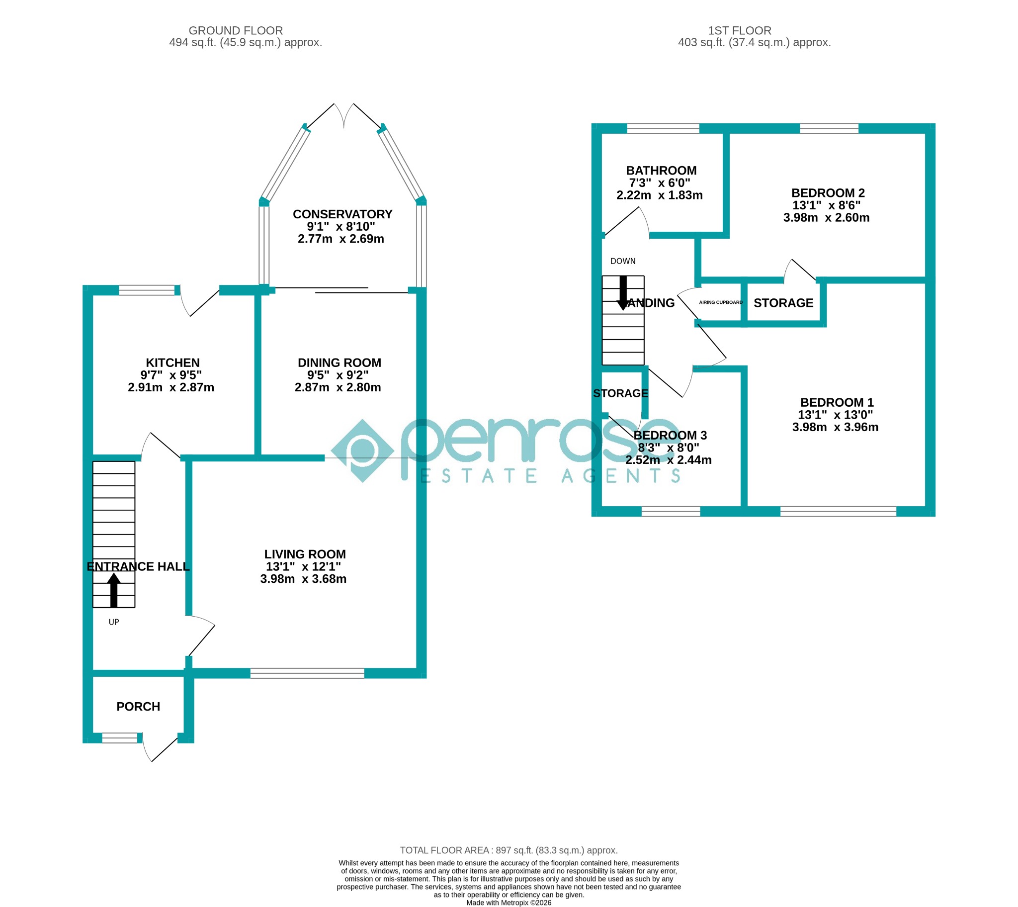 81 Tithe Farm Road, Houghton Regis, Bedfordshire floorplan