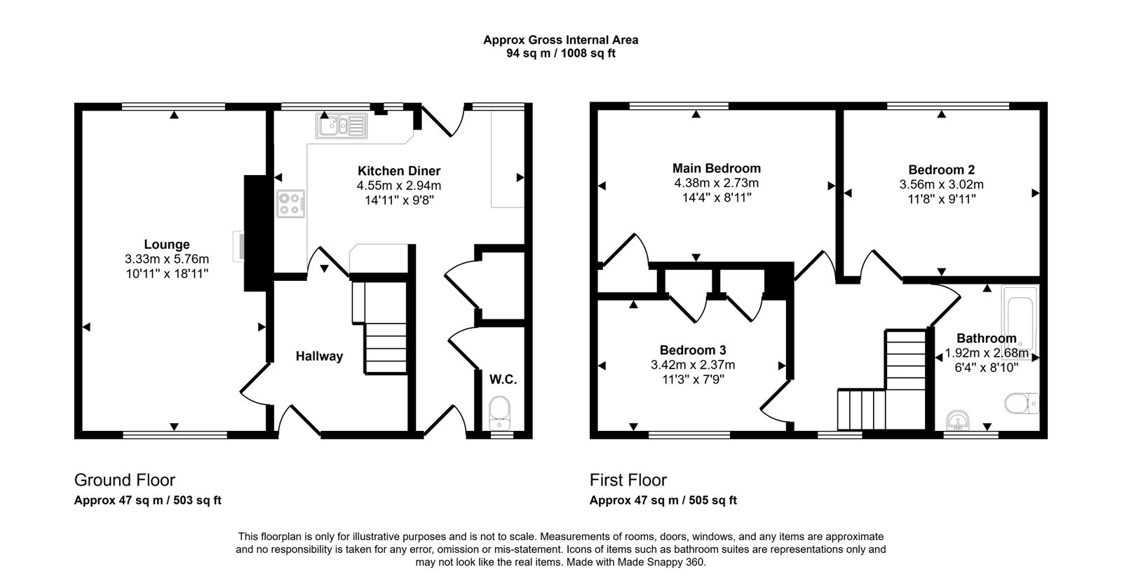 113, Bridgnorth Road, Broseley floorplan