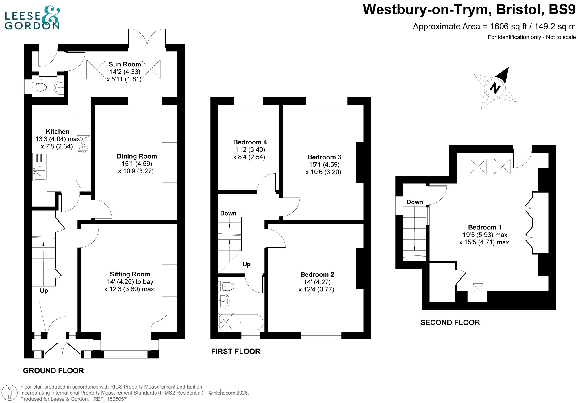 64 Stoke Lane, Bristol floorplan