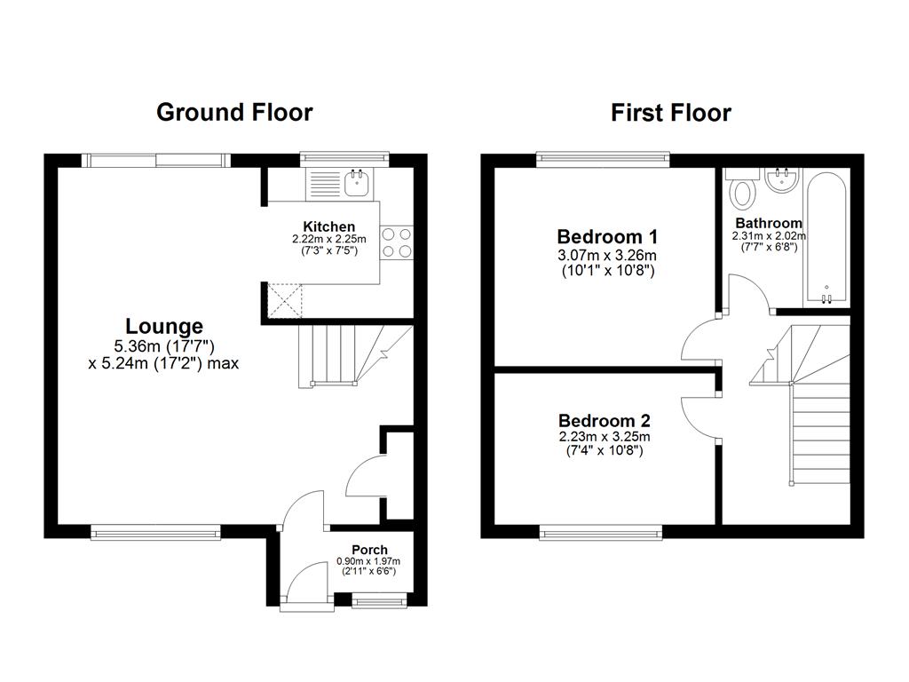 2 Bedrooms End terrace house to rent in Sturmer Court, Kings Hill, West Malling ME19